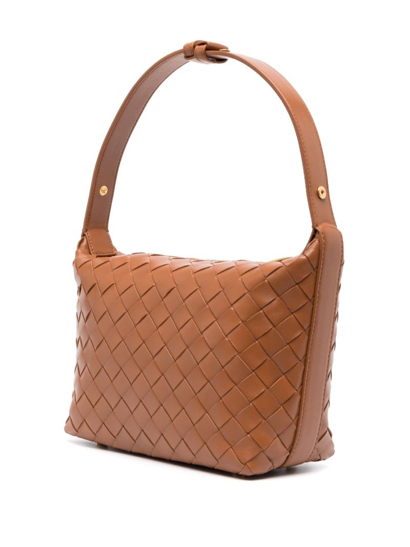 Brown Mini Wallace Leather Shoulder Bag