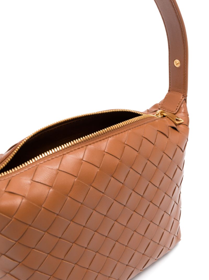 Brown Mini Wallace Leather Shoulder Bag