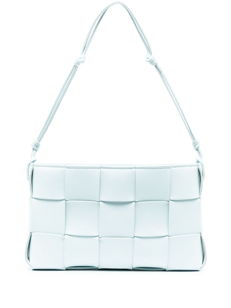 Blue Cassette Leather Shoulder Bag