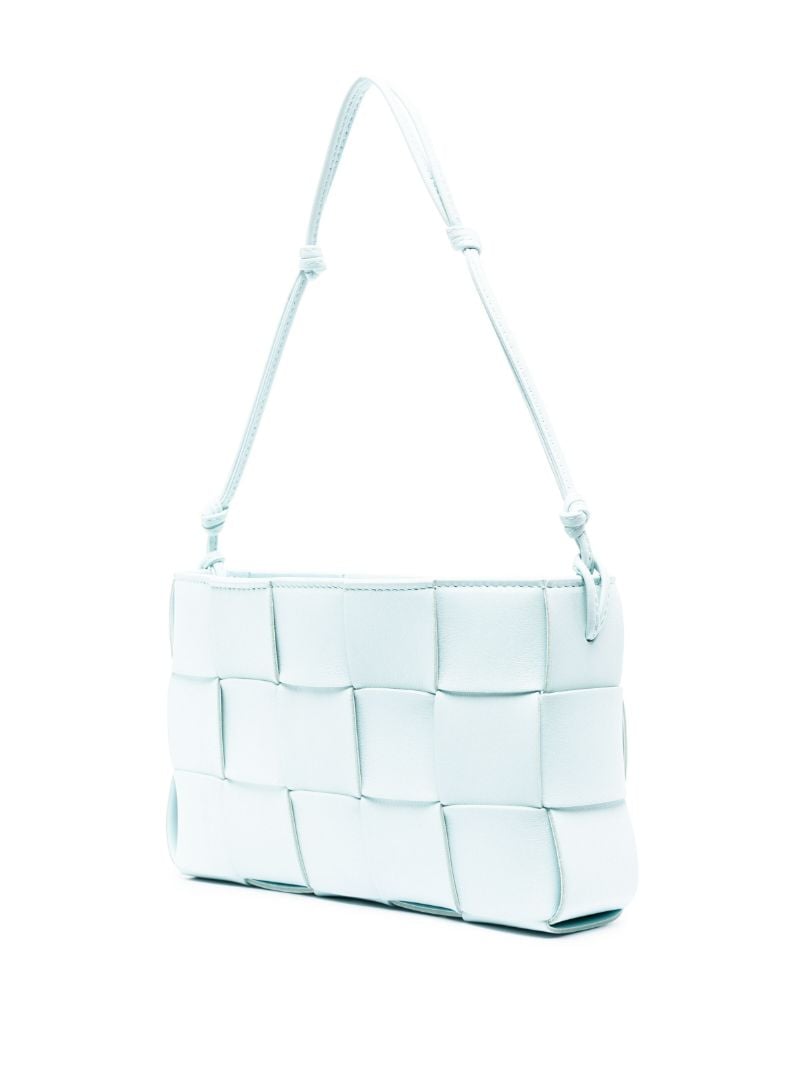 Blue Cassette Leather Shoulder Bag