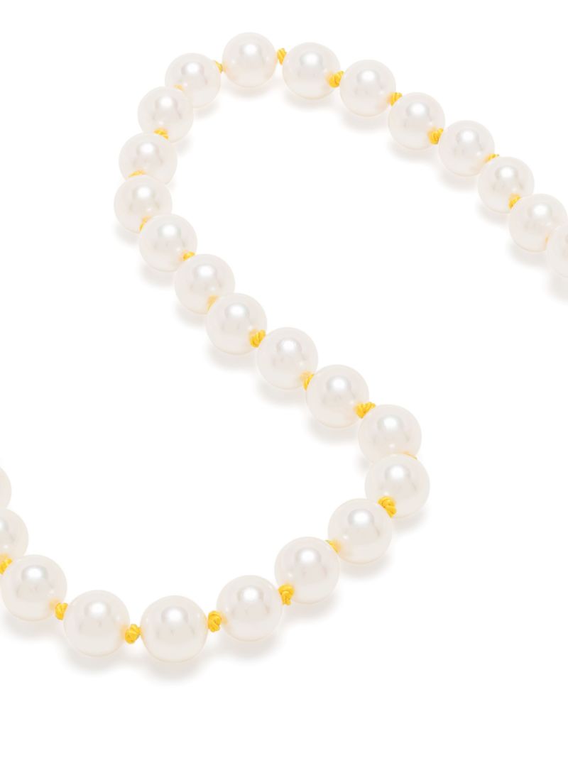 14k Yellow Gold Pearl 16 Inch Necklace