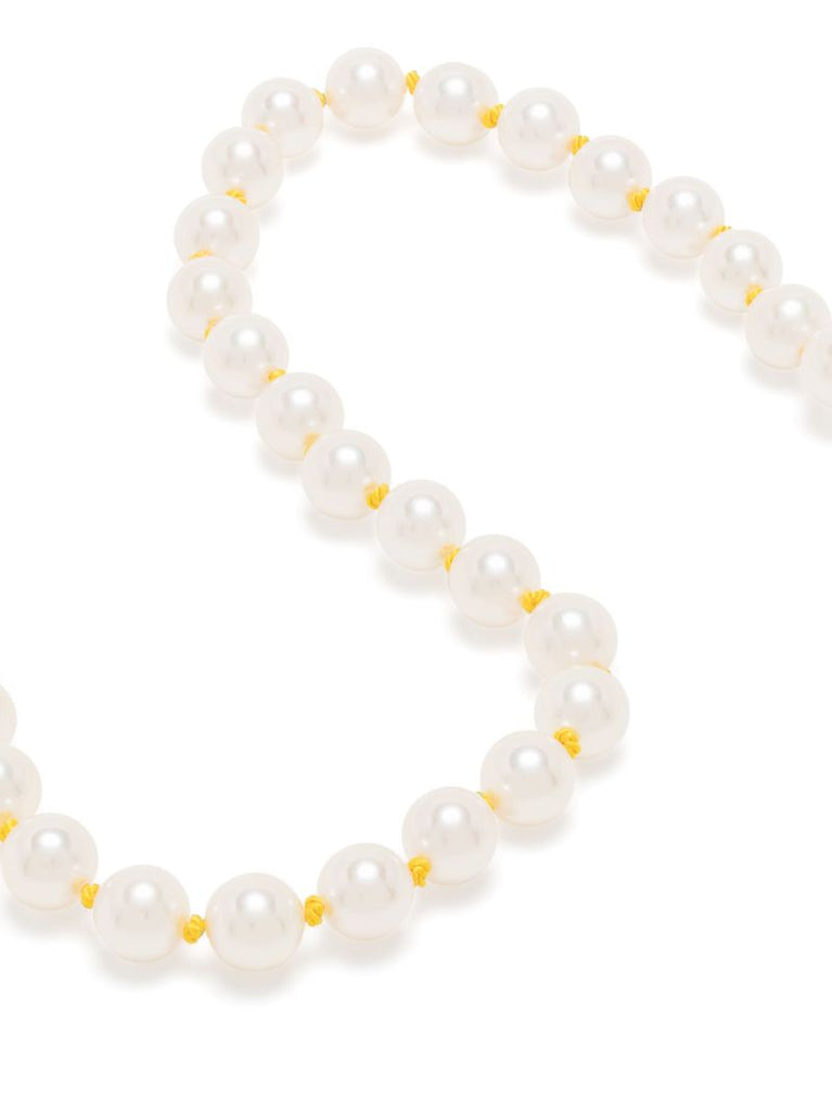 14k Yellow Gold Pearl 16 Inch Necklace