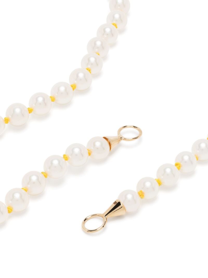 14k Yellow Gold Pearl 16 Inch Necklace