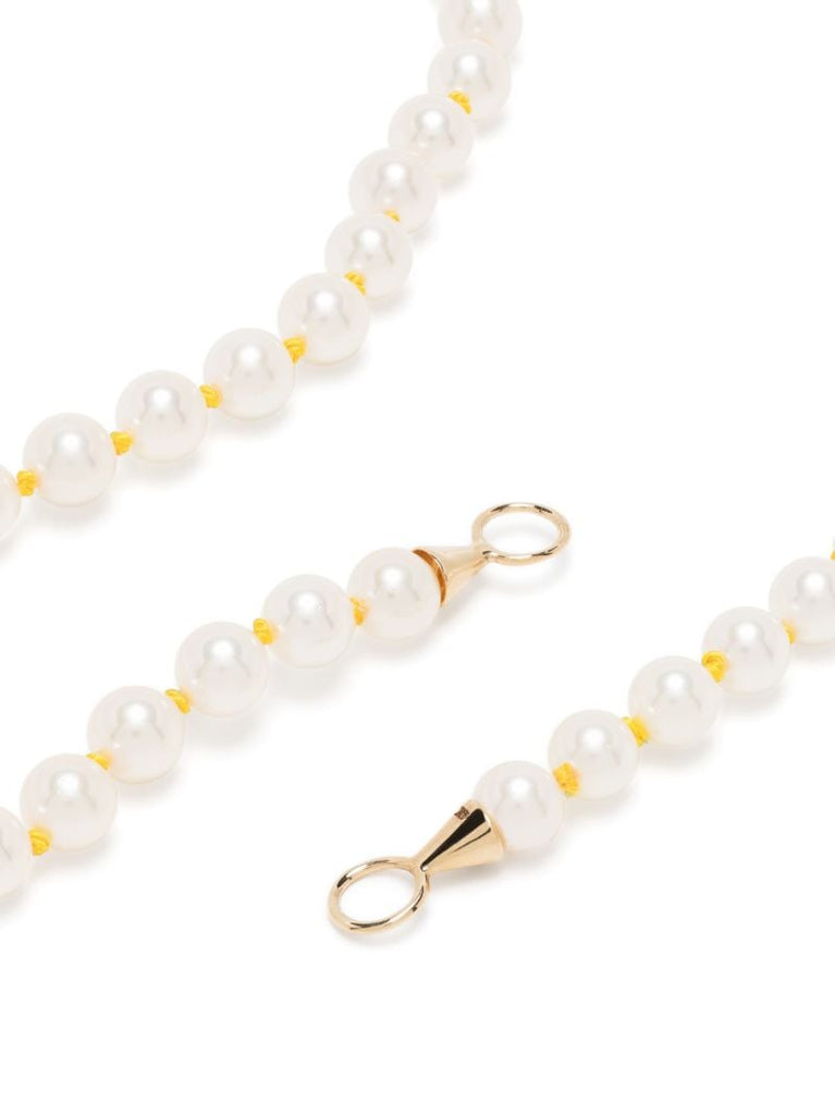 14k Yellow Gold Pearl 16 Inch Necklace