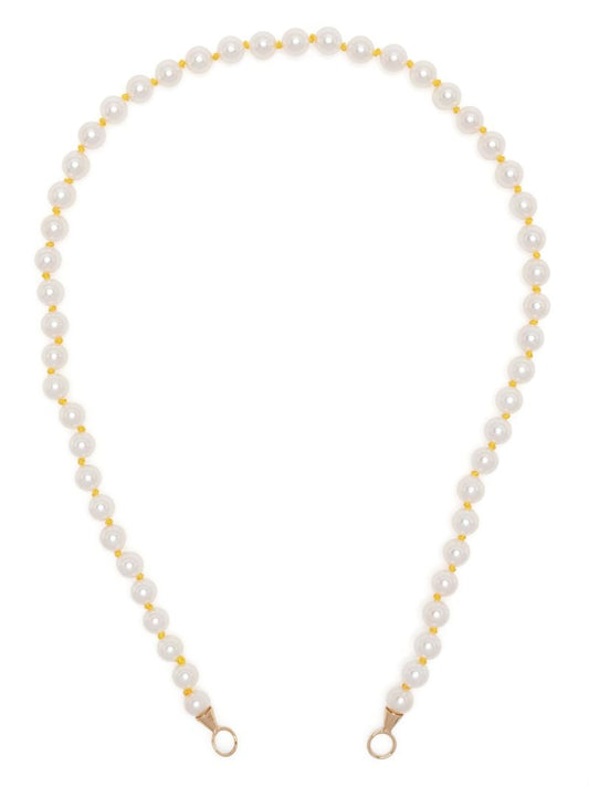 14k Yellow Gold Pearl 16 Inch Necklace