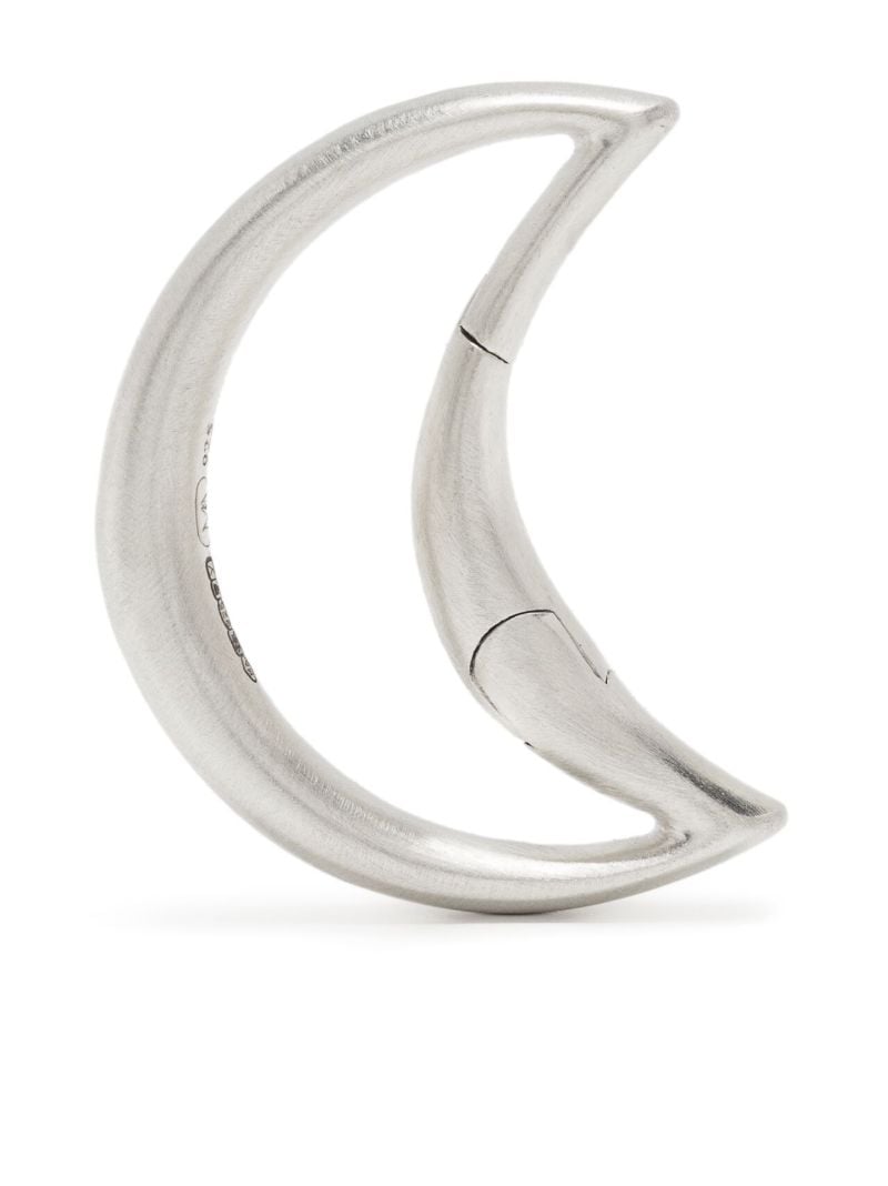 Sterling Silver Moon Lock Pendant