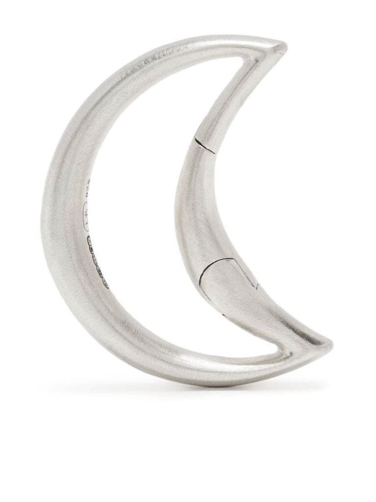 Sterling Silver Moon Lock Pendant