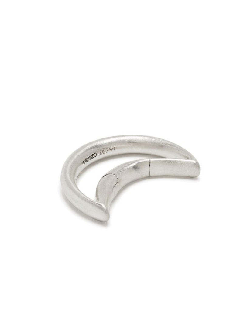 Sterling Silver Moon Lock Pendant