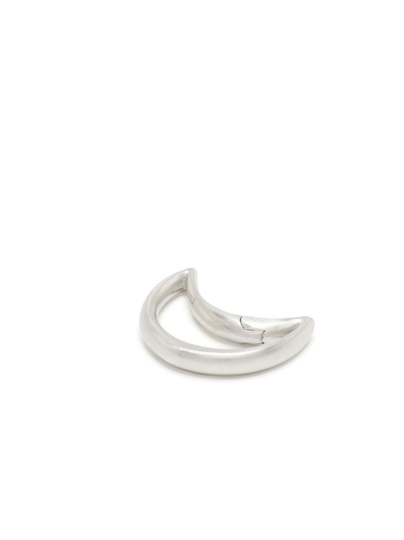 Sterling Silver Moon Lock Pendant