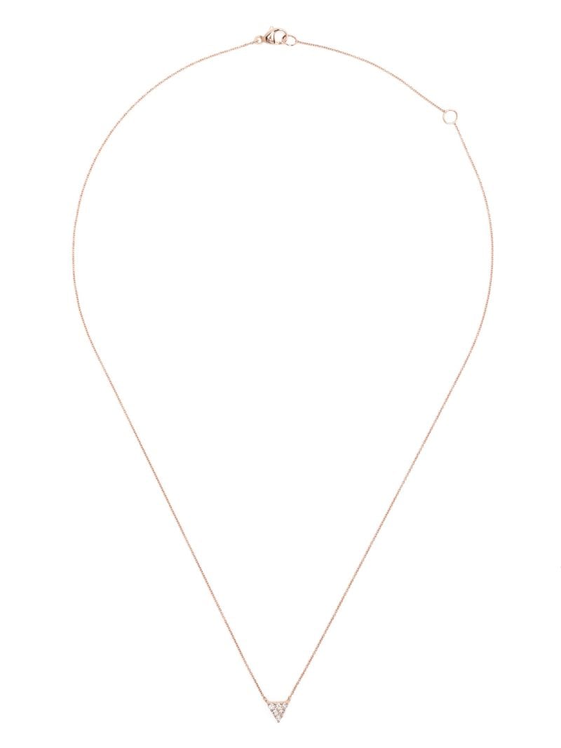 14k Rose Gold Vivian Lily Diamond Necklace