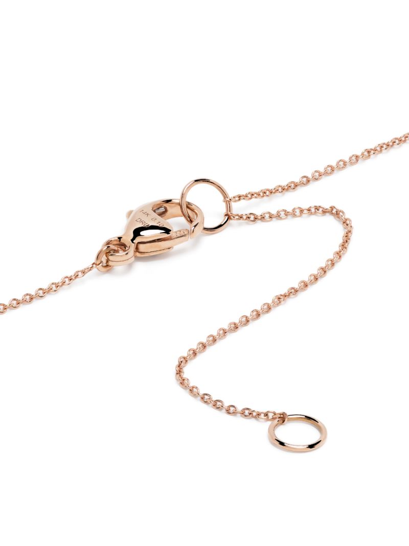 14k Rose Gold Vivian Lily Diamond Necklace