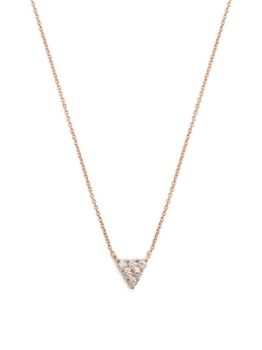 14k Rose Gold Vivian Lily Diamond Necklace