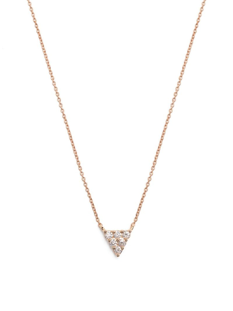 14k Rose Gold Vivian Lily Diamond Necklace