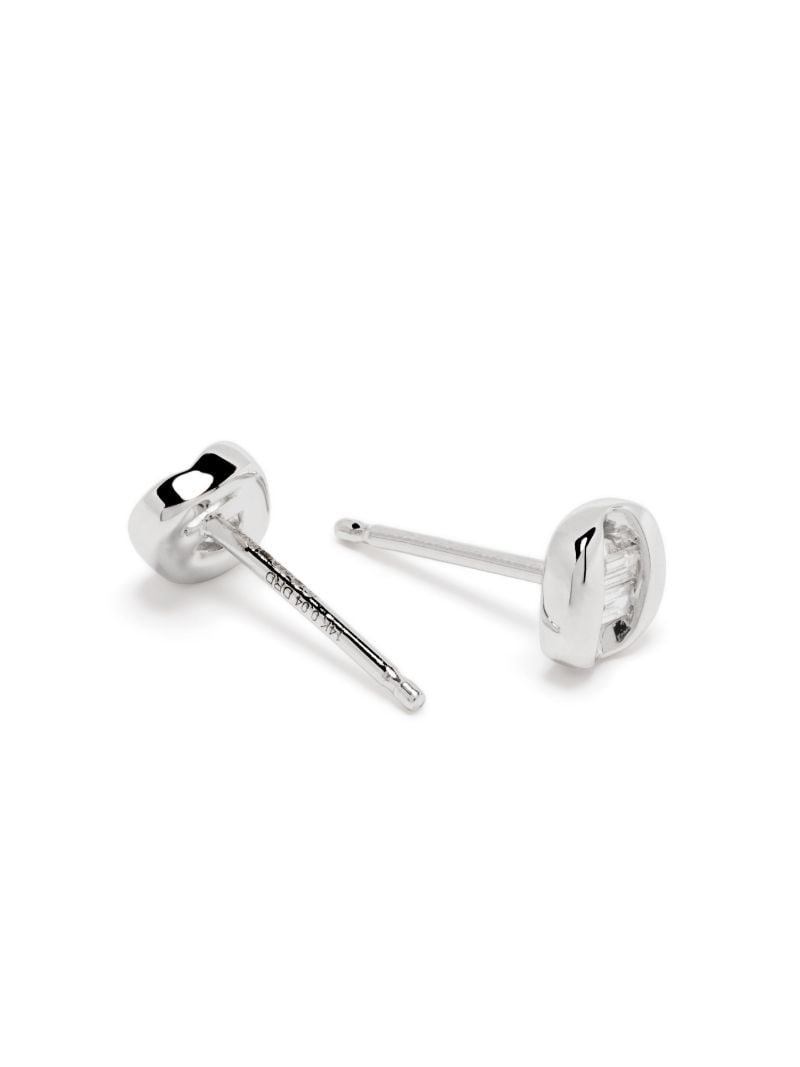 14k White Gold Remi Florence Diamond Stud Earrings