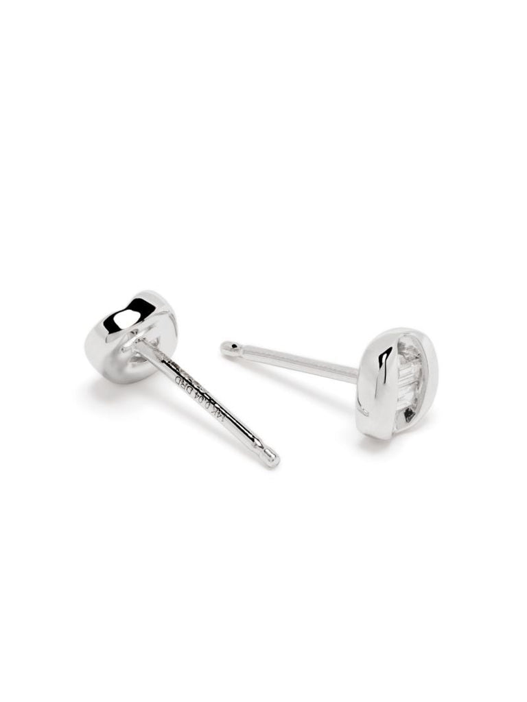 14k White Gold Remi Florence Diamond Stud Earrings