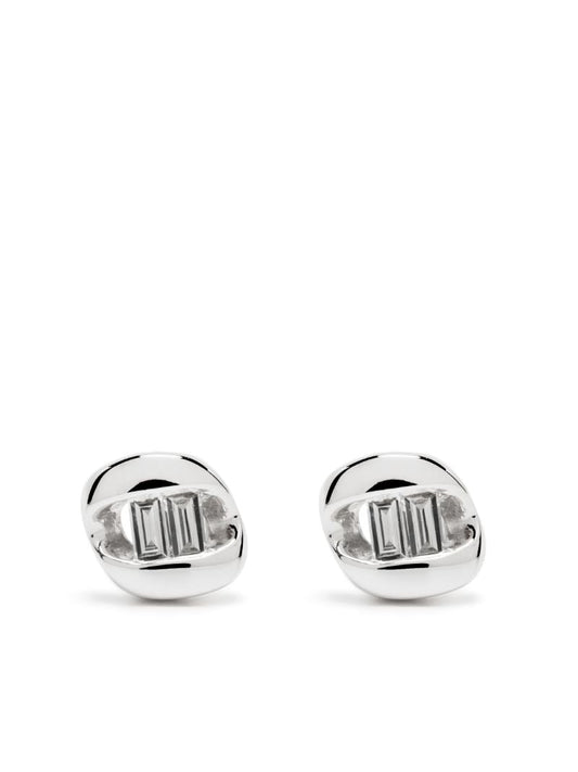 14k White Gold Remi Florence Diamond Stud Earrings