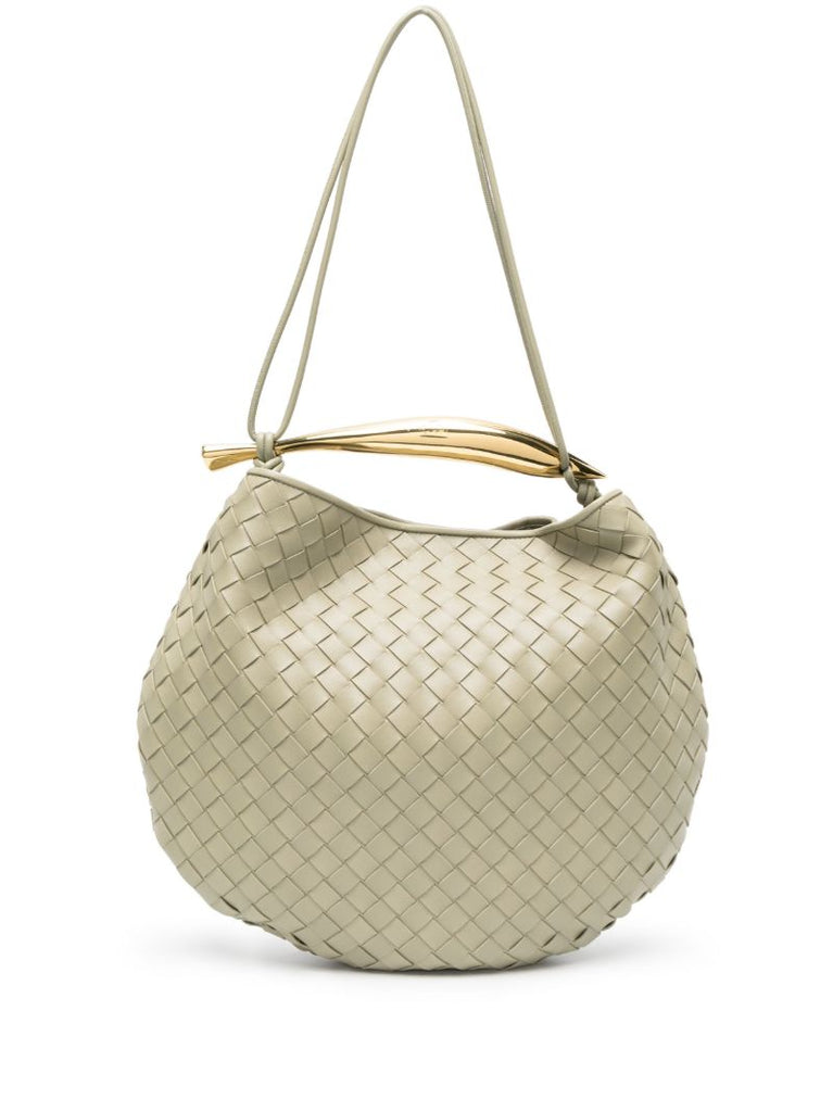 Green Medium Sardine Leather Bag
