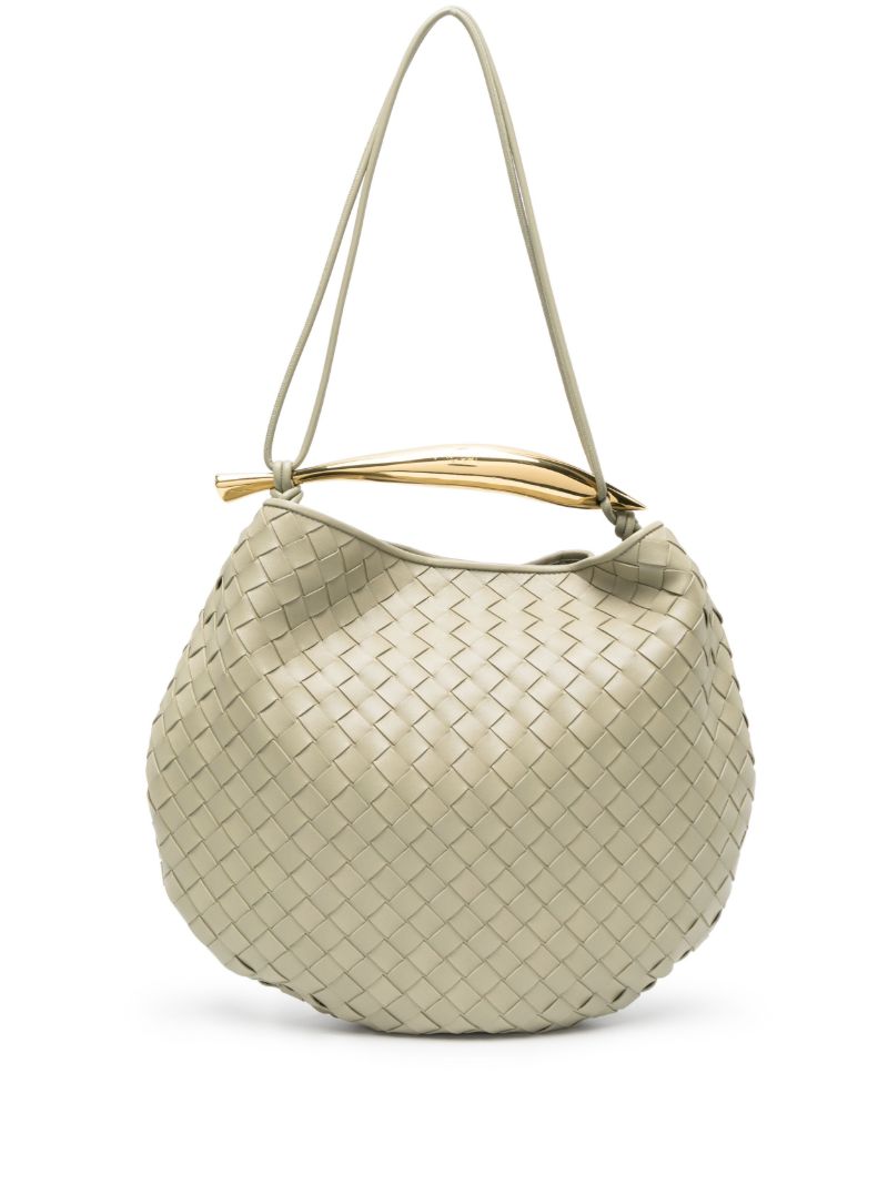 Green Medium Sardine Leather Bag