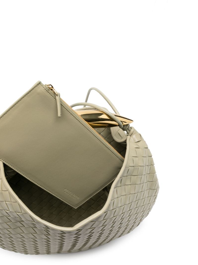 Green Medium Sardine Leather Bag