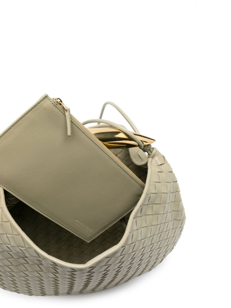 Green Medium Sardine Leather Bag