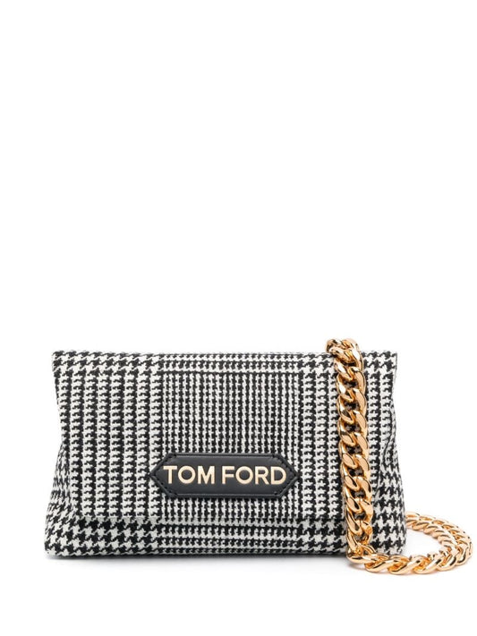 Black Mini Label Tote Bag