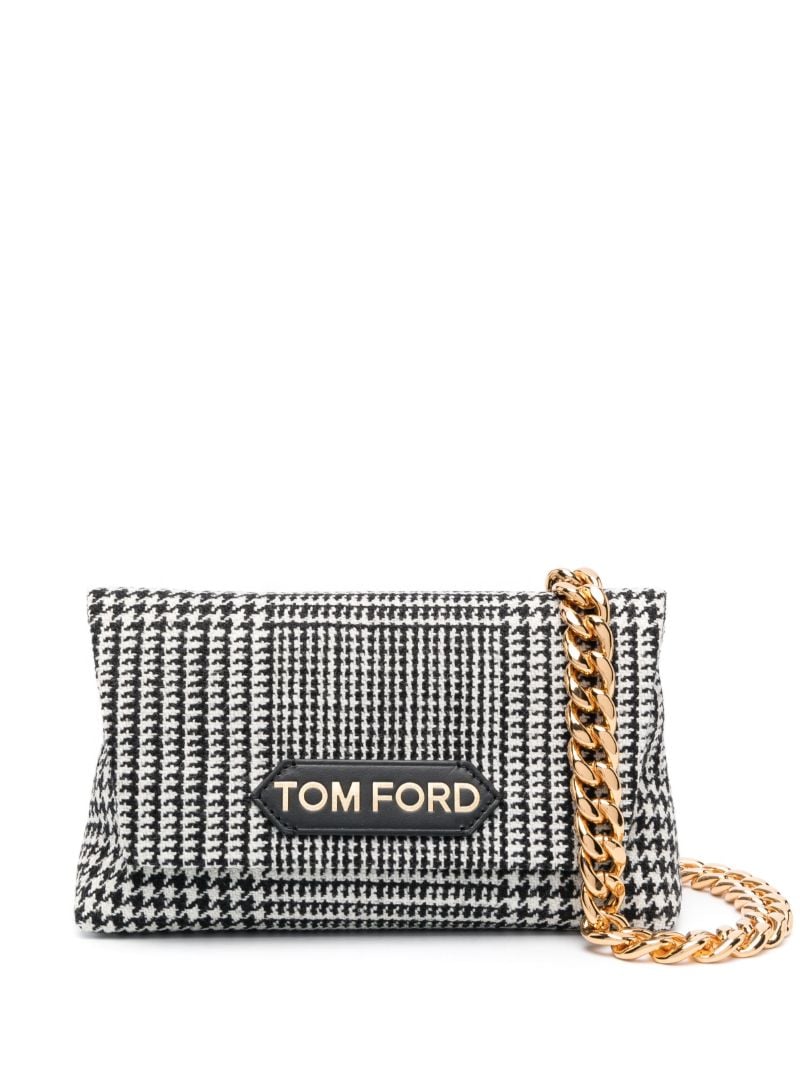 Black Mini Label Tote Bag