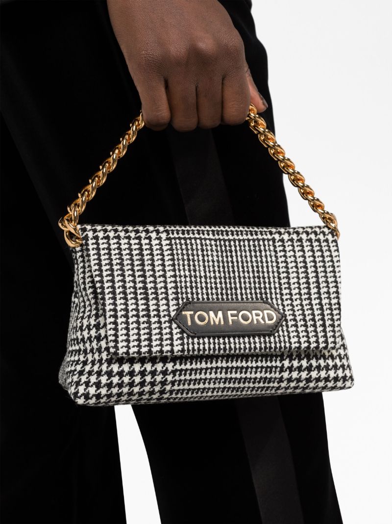 Black Mini Label Tote Bag
