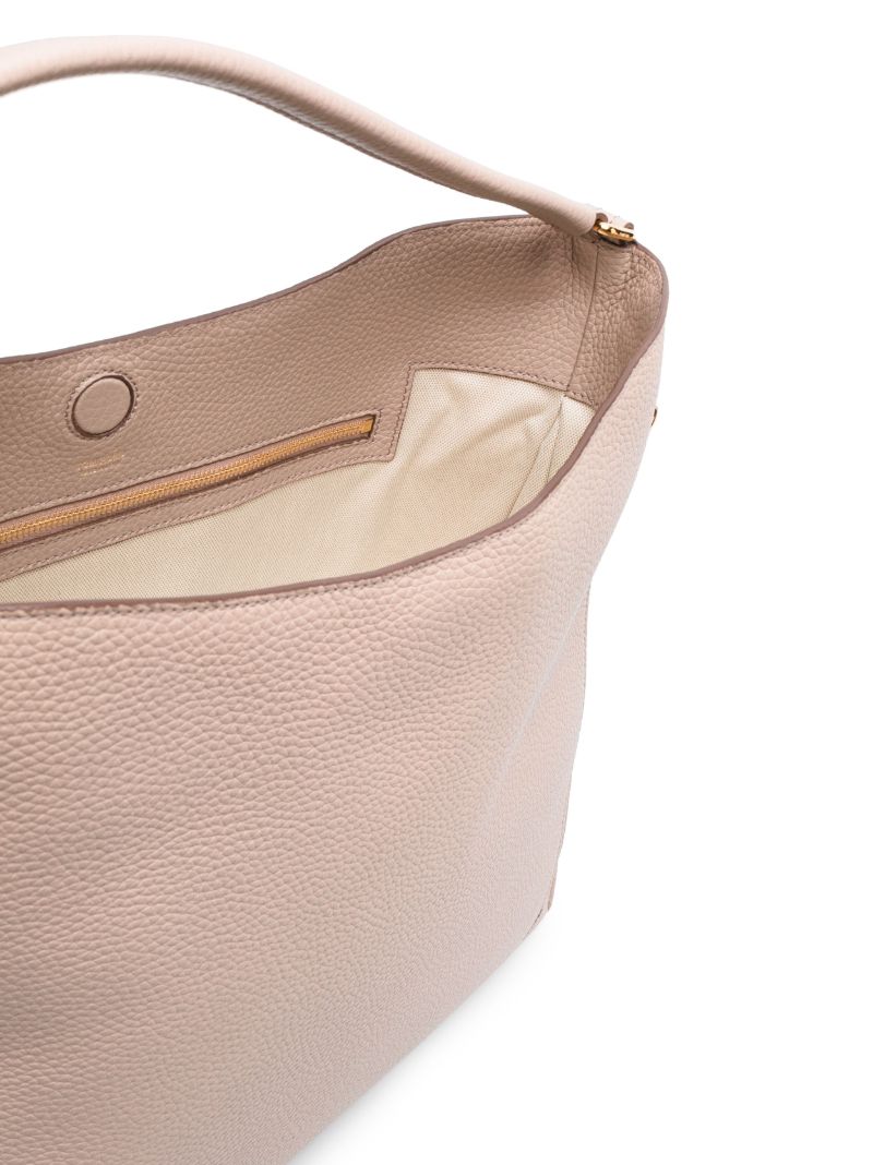 Pink Alix Large Leather Tote Bag