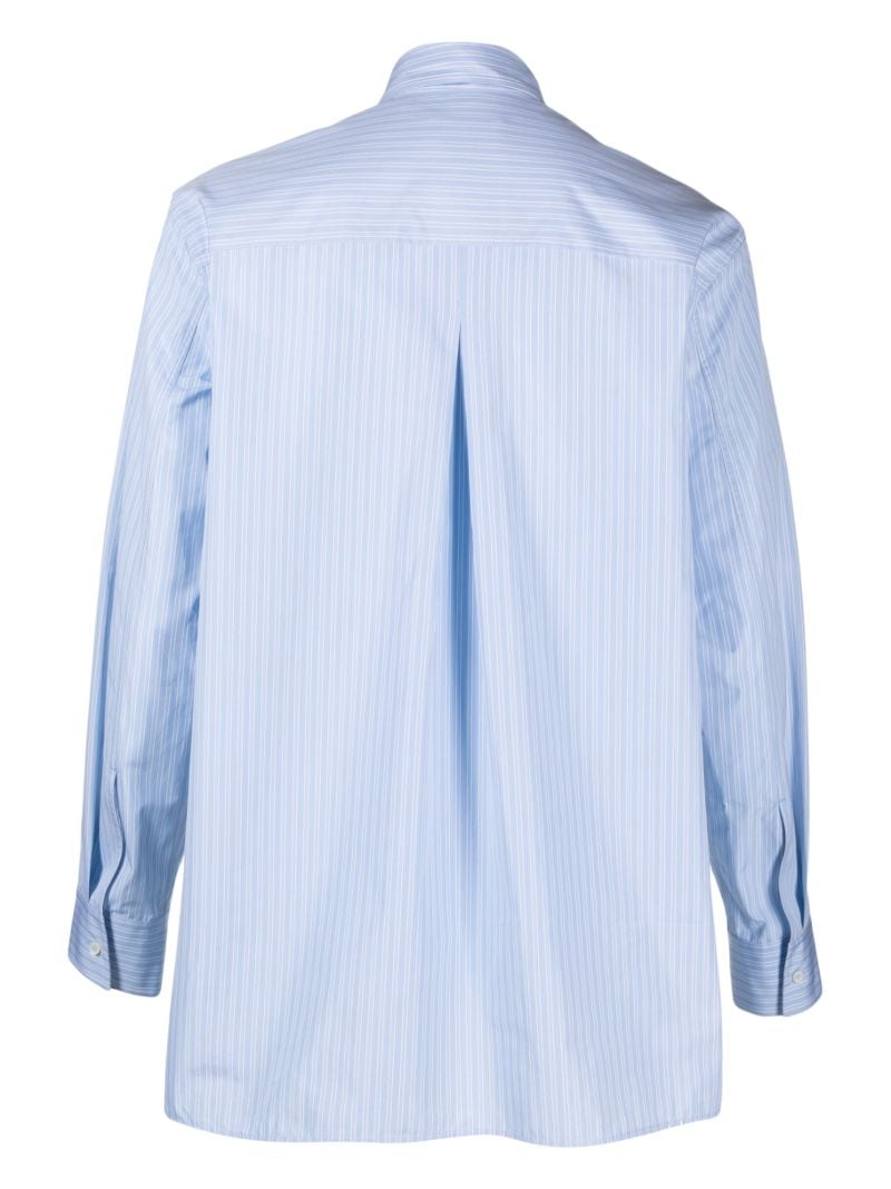 Blue Striped Cotton Shirt