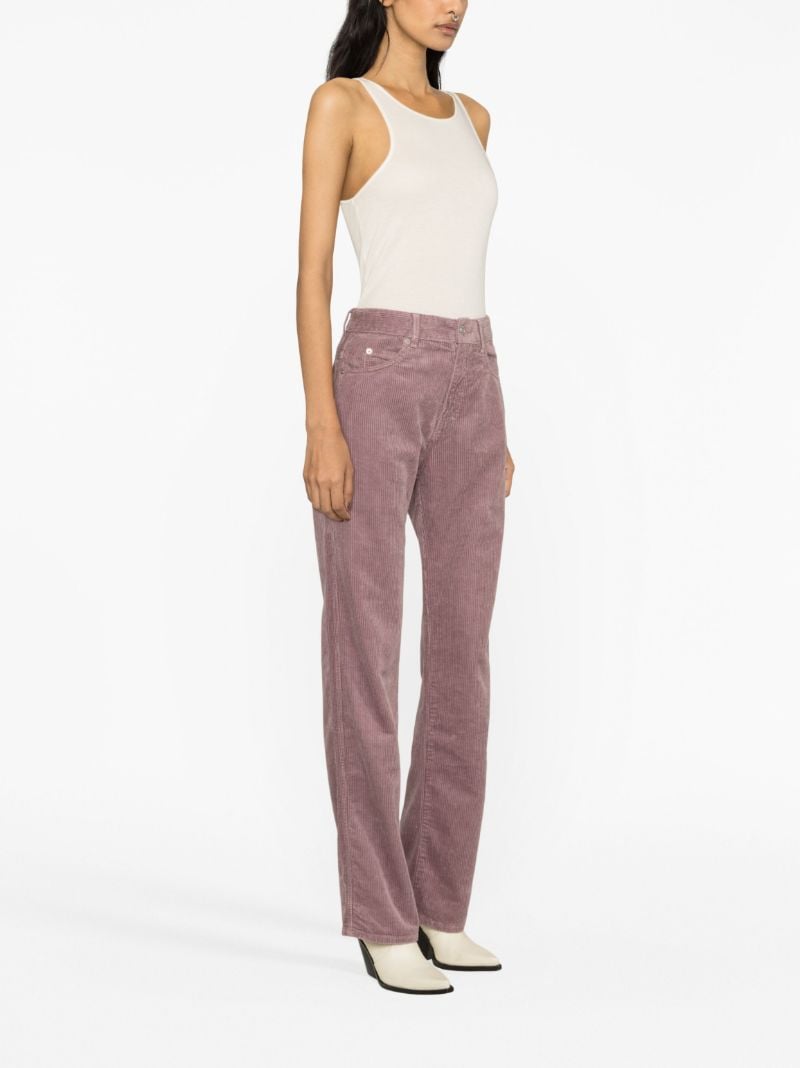 Purple Rwan Corduroy Trousers