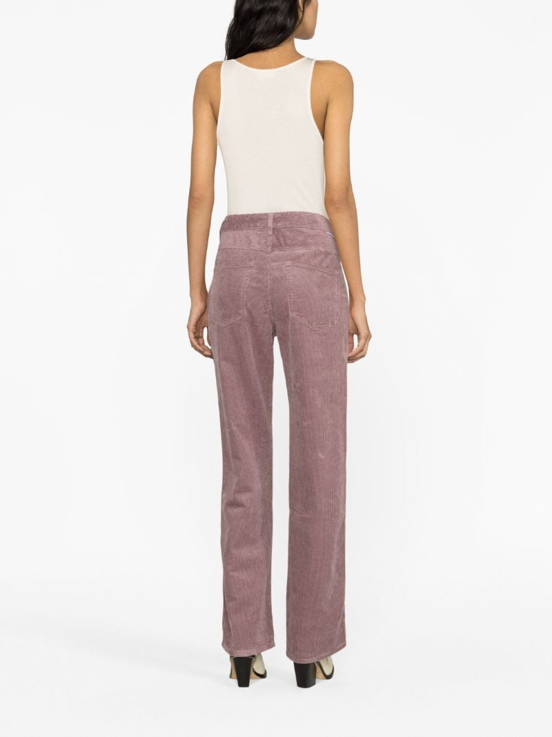 Purple Rwan Corduroy Trousers