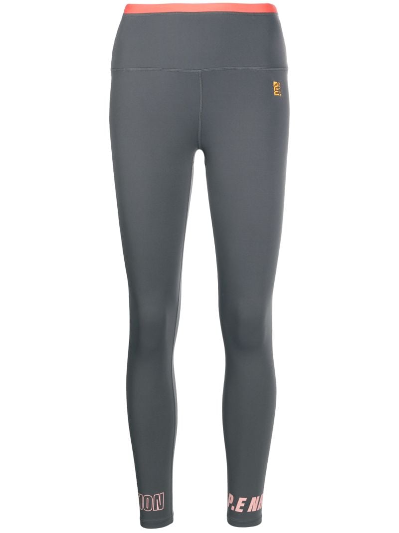 Grey Reaction Logo Leggings