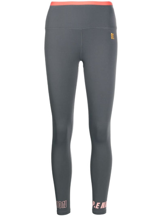 Grey Reaction Logo Leggings