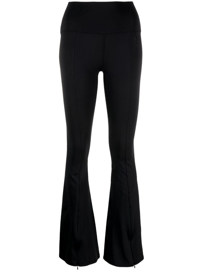 Black Full Force Flared Leggings