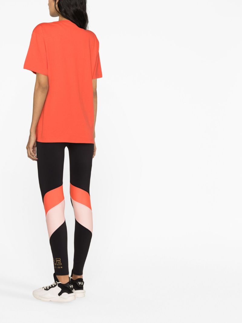 Red Stardust Logo Print T-shirt