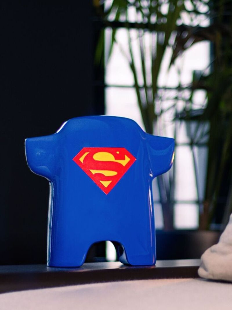 Blue Superhero 26cm Figurine