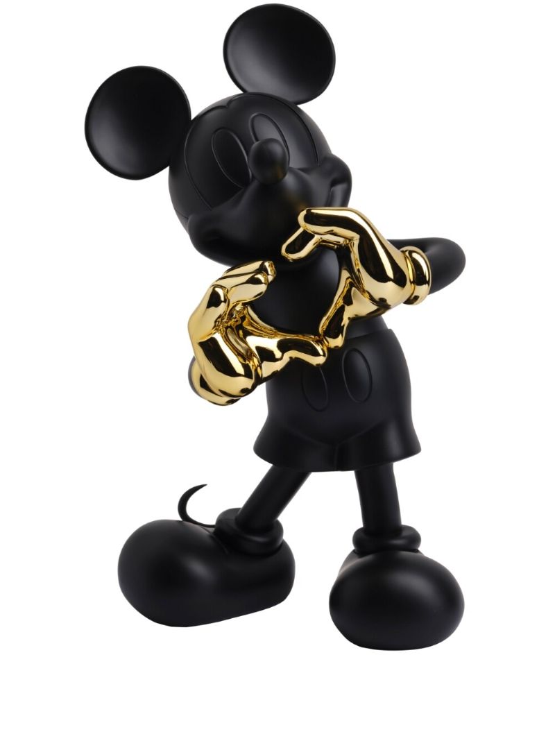 Black Mickey with Love 30cm Figurine