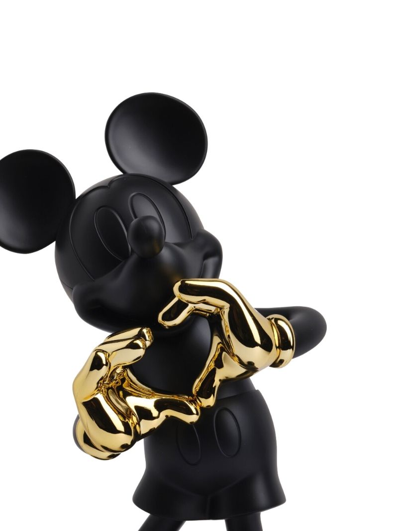 Black Mickey with Love 30cm Figurine