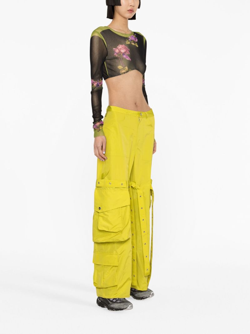 Green Cargo Trousers