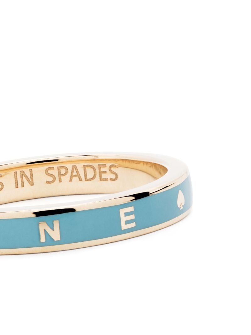 18k Yellow Gold Reverie Aqua Thin Band Ring