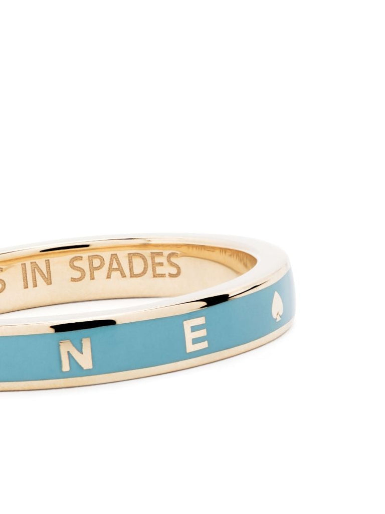 18k Yellow Gold Reverie Aqua Thin Band Ring