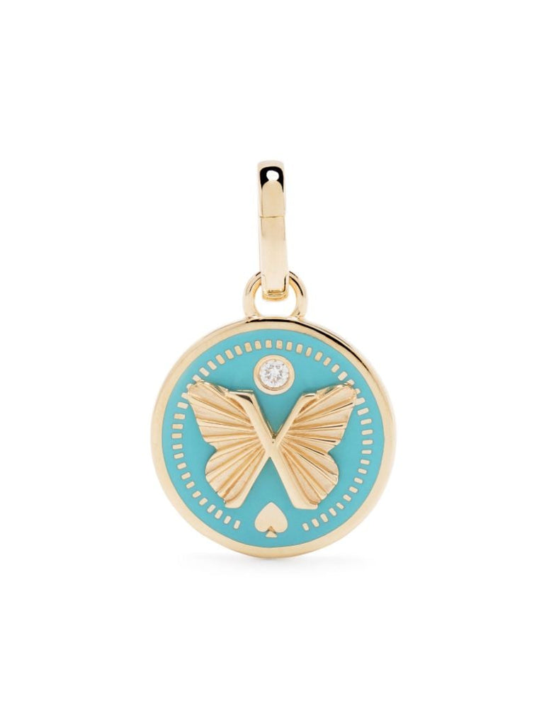 18k Yellow Gold Reverie Aqua Diamond Pendant