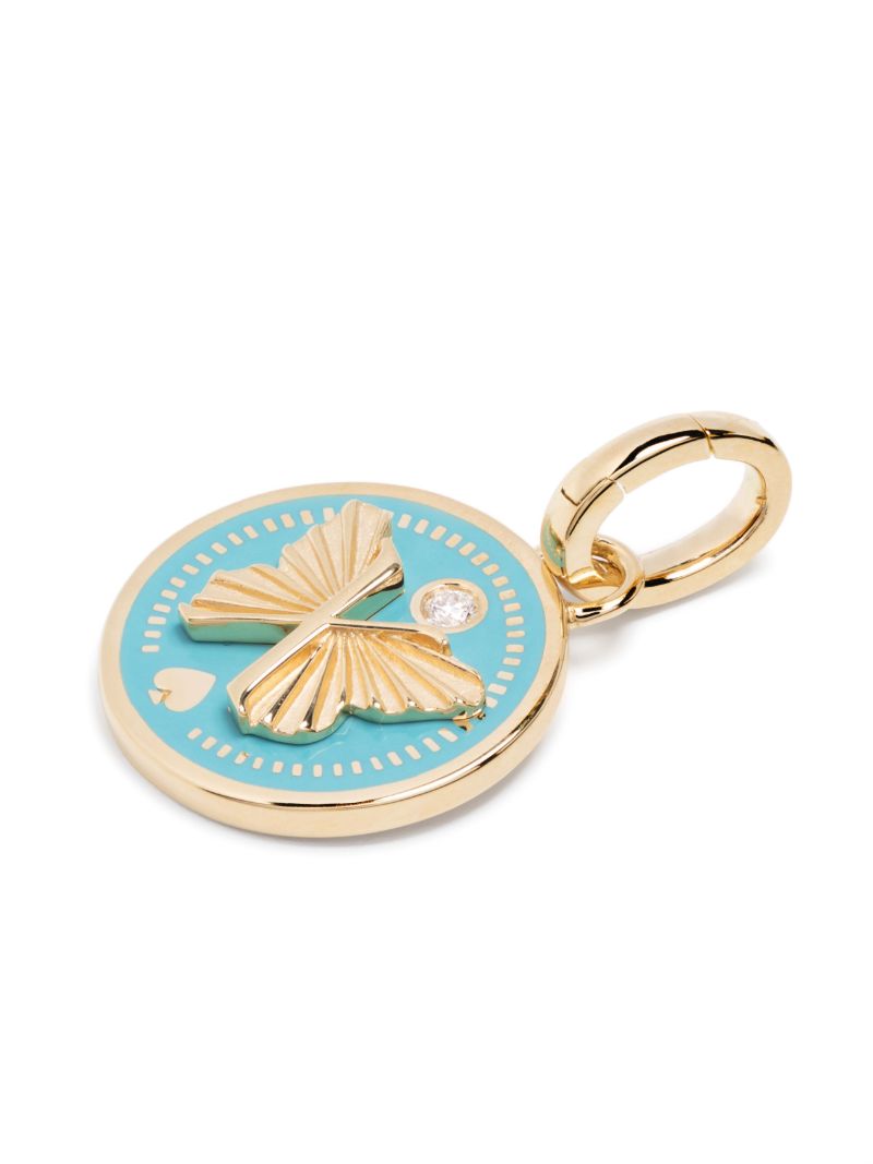 18k Yellow Gold Reverie Aqua Diamond Pendant