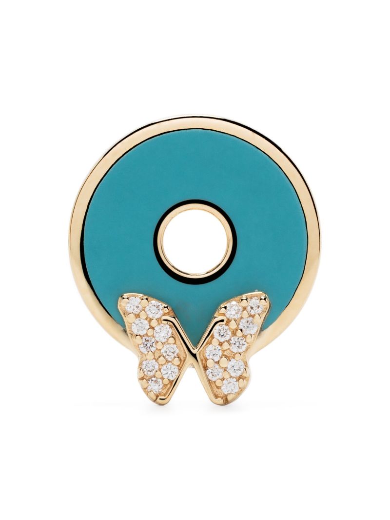 18k Yellow Gold Reverie Diamond Disc Charm