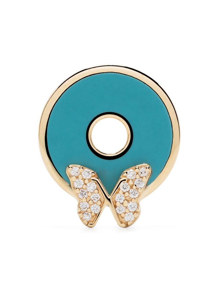 18k Yellow Gold Reverie Diamond Disc Charm