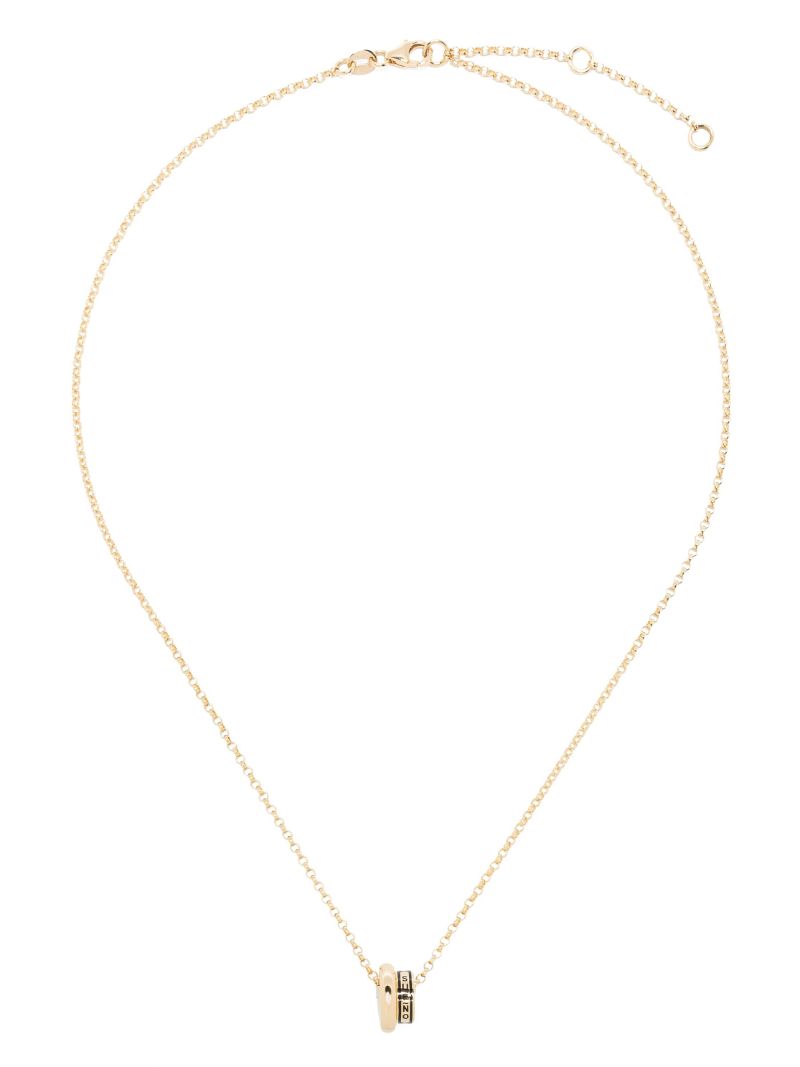 18k Gold True Love and Dream Heart Beat Necklace