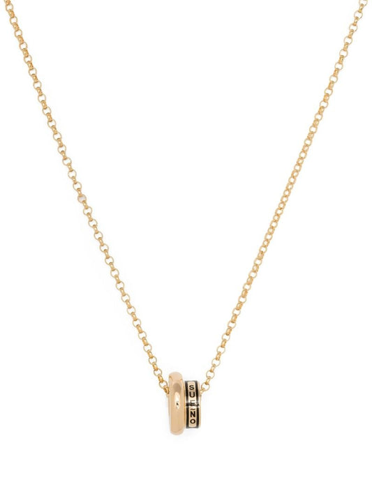18k Gold True Love and Dream Heart Beat Necklace