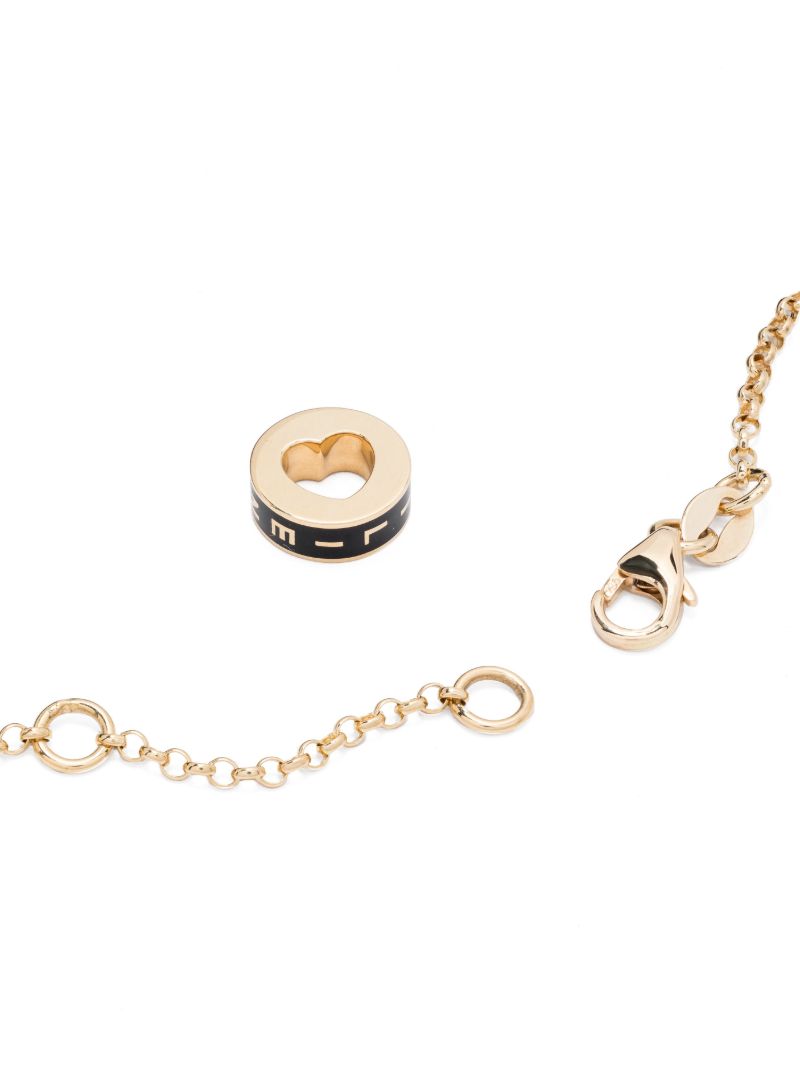 18k Yellow Gold Resilience Heart Beat Necklace
