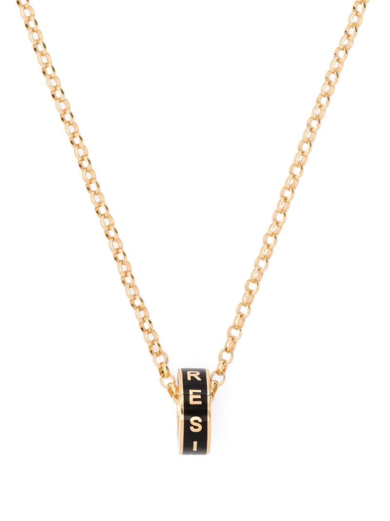 18k Yellow Gold Resilience Heart Beat Necklace