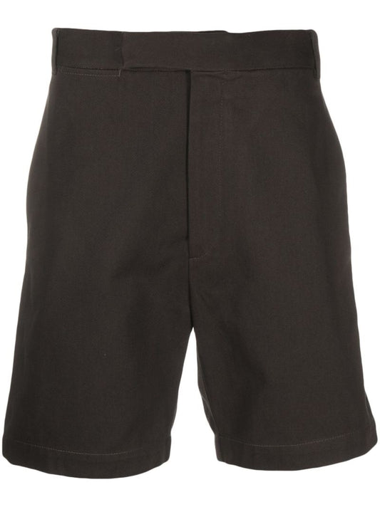 Brown Tailored Shorts